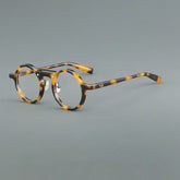 Van Retro Round Acetate Glasses Frame Round Frames Southood Amber